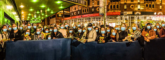 masks on broadway